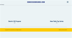 Desktop Screenshot of concessionsinks.com