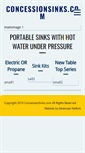 Mobile Screenshot of concessionsinks.com